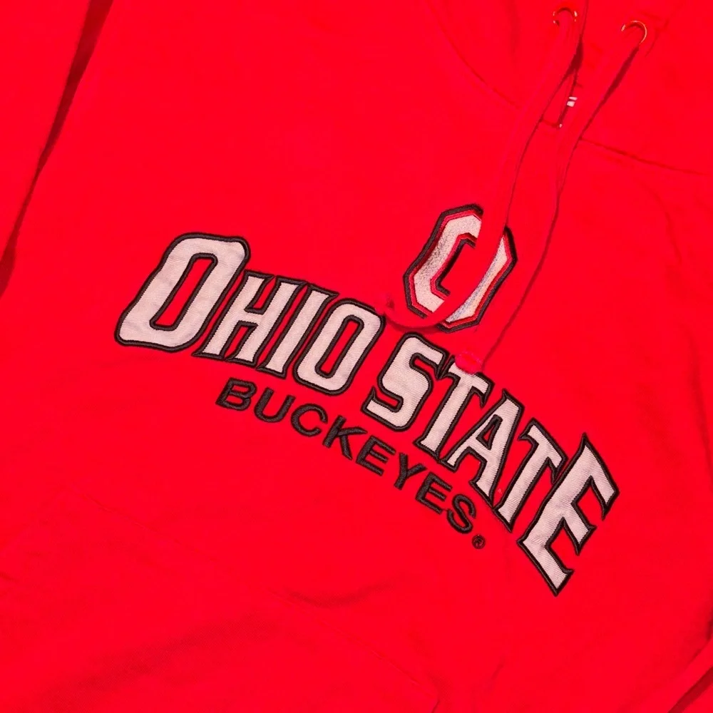 Vintage Ohio State Buckeyes Red Hoodie - Picture 2 of 10